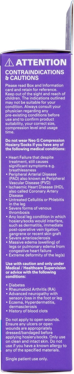 slide 4 of 9, Neo G Black Moderate Energizing Dress Socks Extra Large 1 Pair, 1 ct