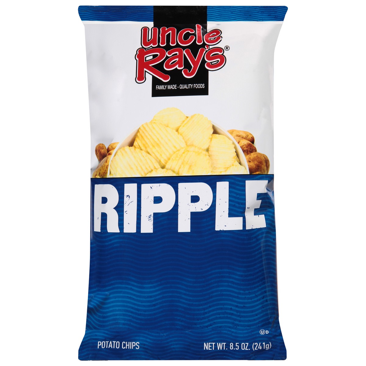 slide 12 of 13, Uncle Ray's Ripple Chips, 8.5 oz