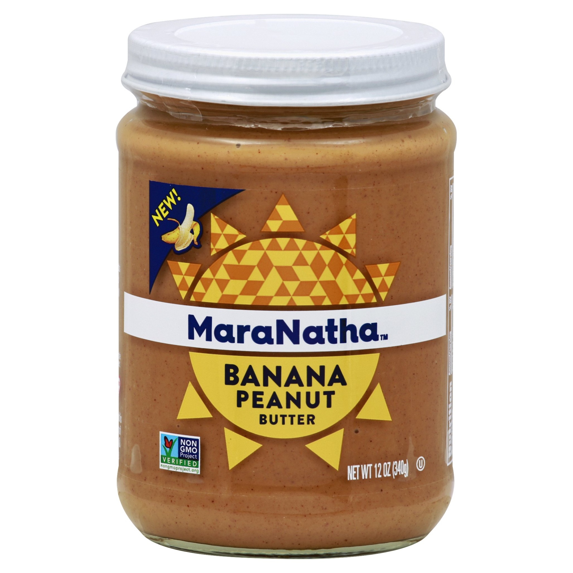 slide 1 of 2, MaraNatha Banana Peanut Butter, 12 oz