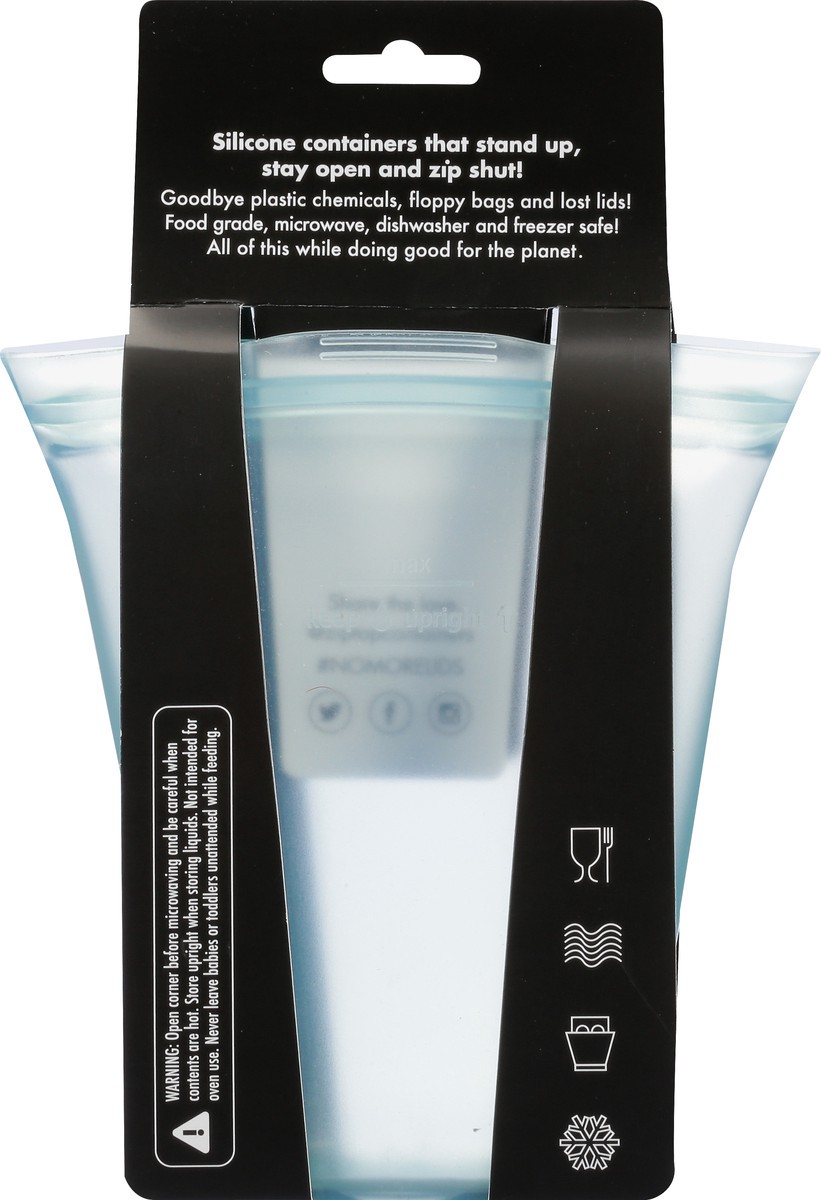 slide 5 of 9, Zip Top 24 Ounce Large Teal Cup 1 ea, 1 ct