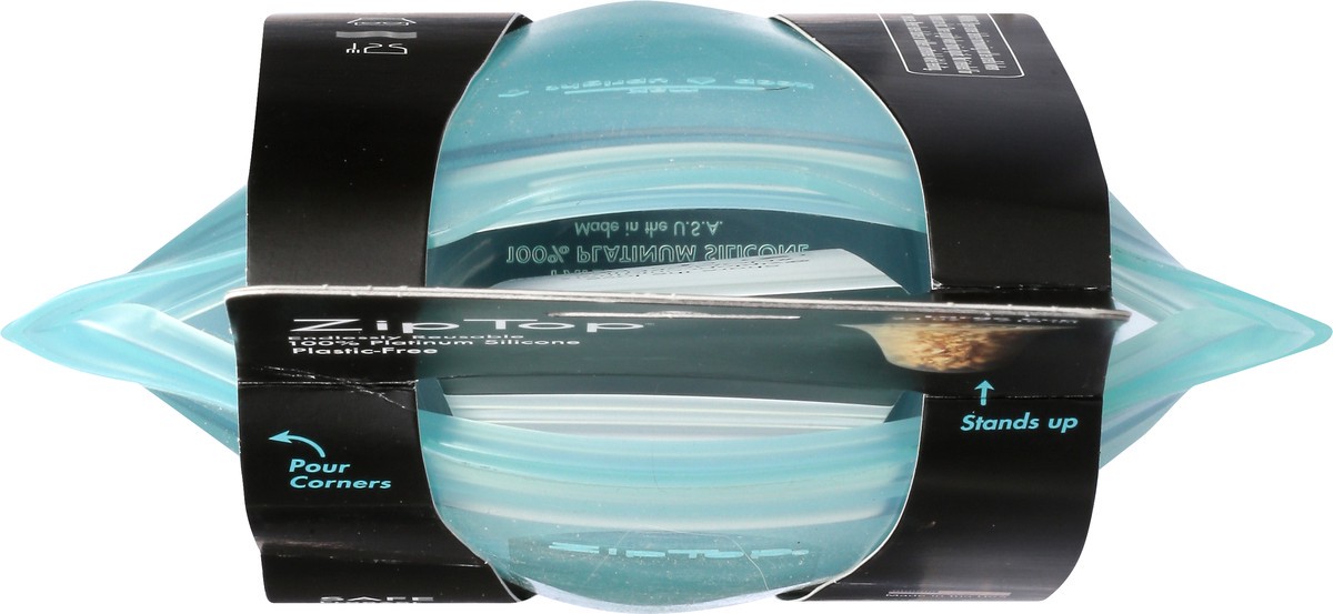 slide 9 of 9, Zip Top 24 Ounce Large Teal Cup 1 ea, 1 ct