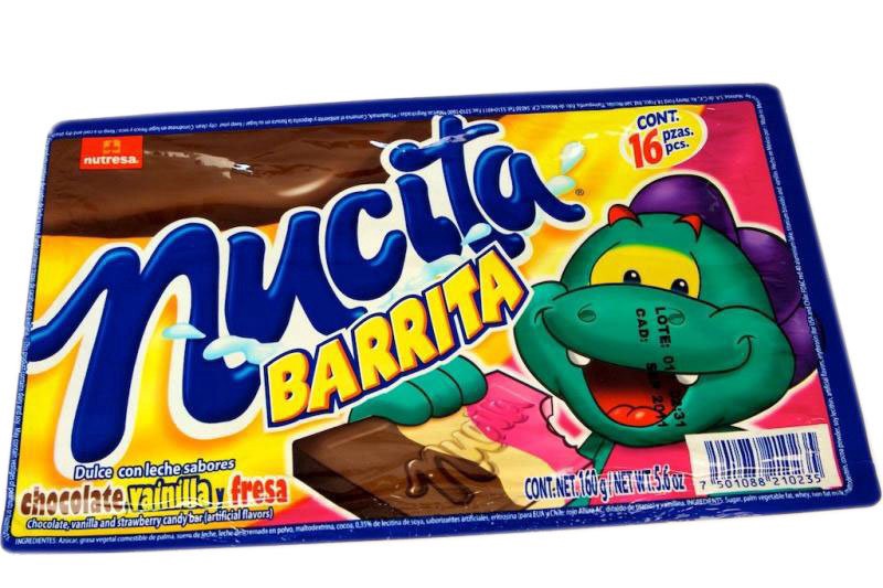 slide 1 of 1, Nucita Barrita Chocolate, Vanilla & Strawberry Candy Bars, 5.6 oz