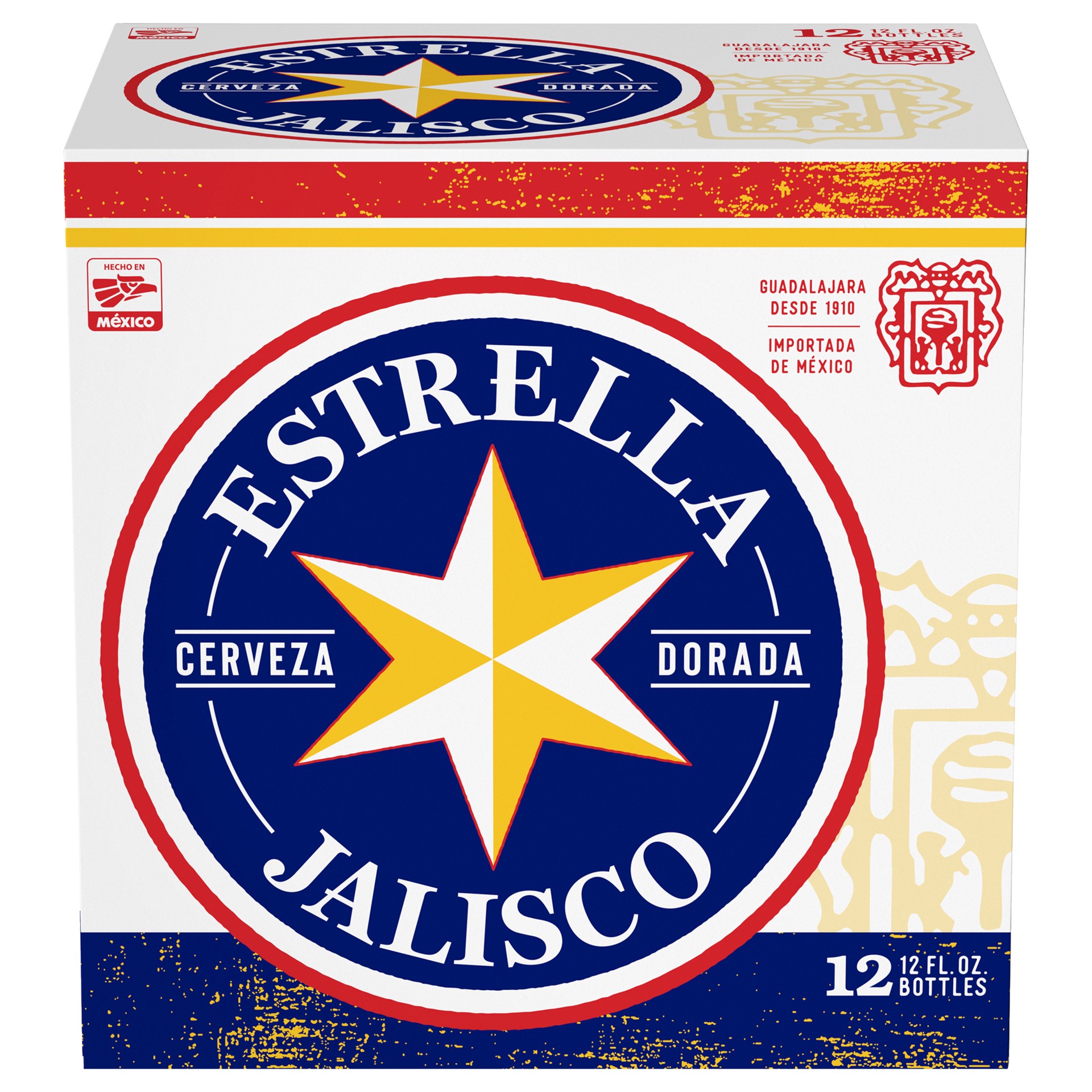 slide 5 of 9, Estrella Jalisco Mexican Beer, 12 Pack Beer, 12 FL OZ Bottles, 12 ct; 12 oz