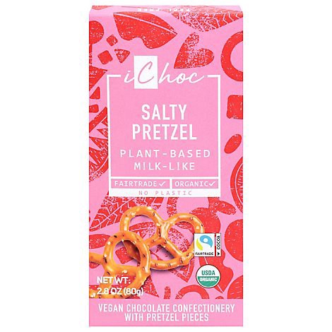 slide 1 of 1, Ichoc Chocolate Bar Salty Pretzel - 2.82 Oz, 2.82 oz
