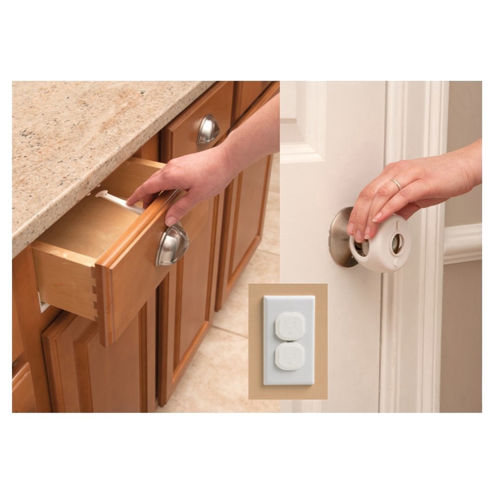 slide 6 of 13, Safety 1st Safety Essentials Childproofing Kit - White 46pc, 46 ct