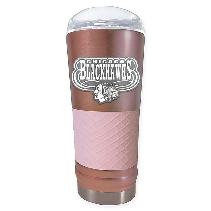 slide 1 of 1, NHL Chicago Blackhawks Rose Gold Draft Vacuum-Insulated Tumbler, 24 oz