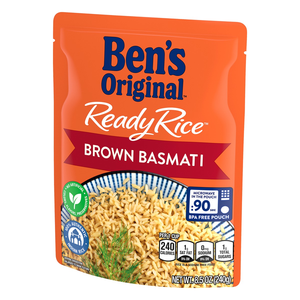 slide 4 of 13, Ben's Original Rice, Brown Basmati, 8.5 oz