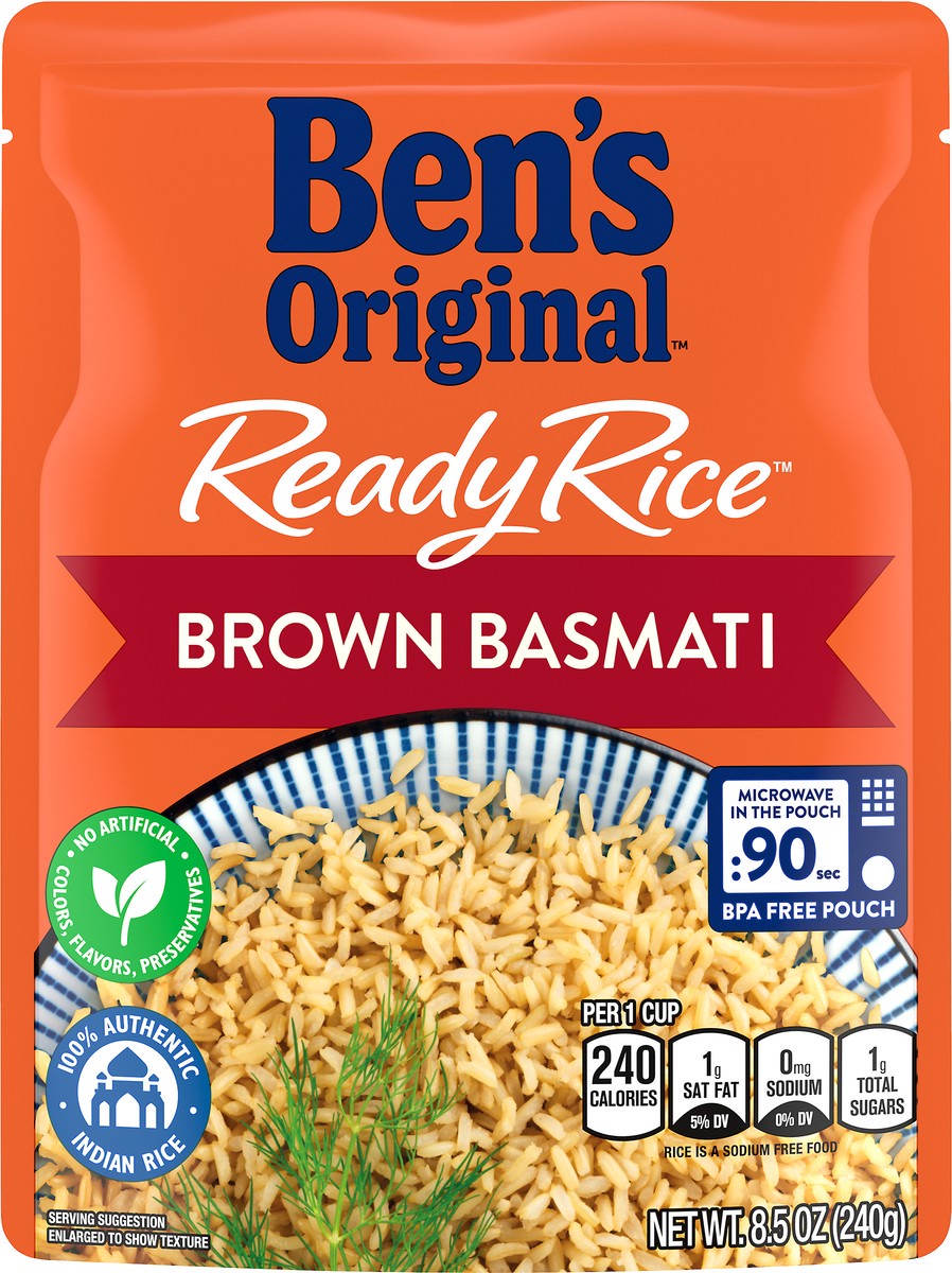 slide 13 of 13, Ben's Original Rice, Brown Basmati, 8.5 oz