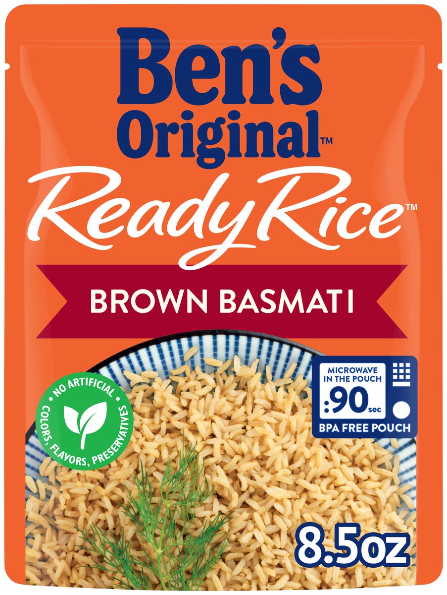 slide 3 of 13, Ben's Original Rice, Brown Basmati, 8.5 oz