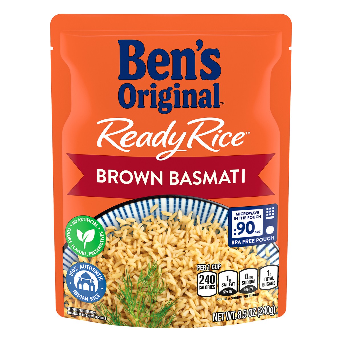 slide 11 of 13, Ben's Original Rice, Brown Basmati, 8.5 oz