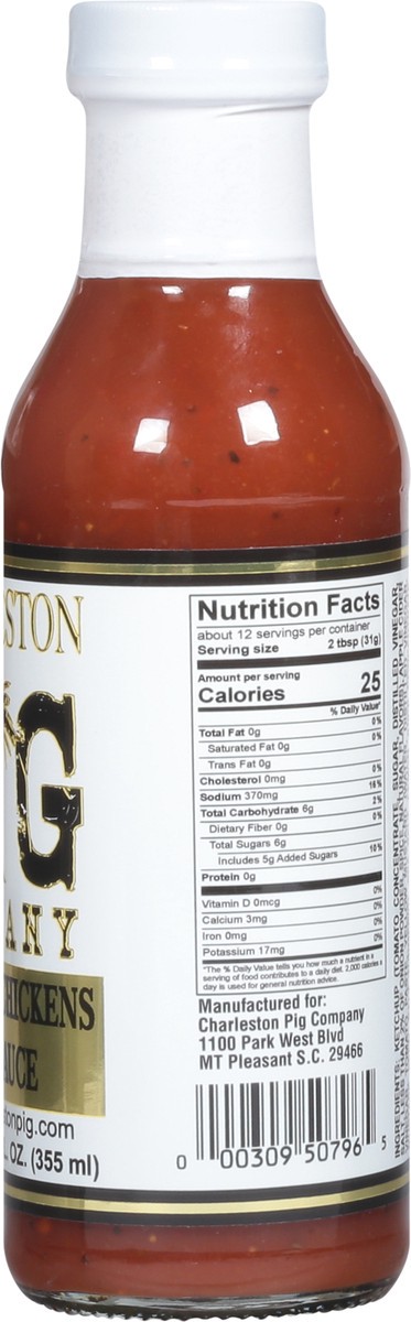 slide 8 of 13, Charleston Pig Company Pigs and Chicken BBQ Sauce 12 fl oz, 12.5 oz