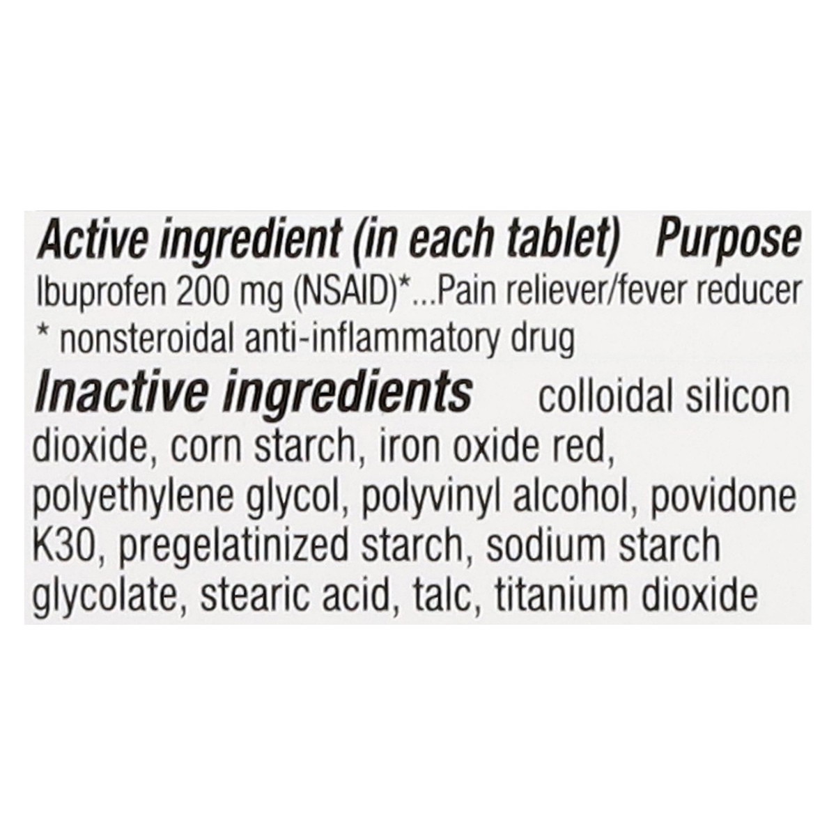 slide 14 of 14, First Street Fst St Ibuprofen Brn Tab Comp Advil, 100 ct
