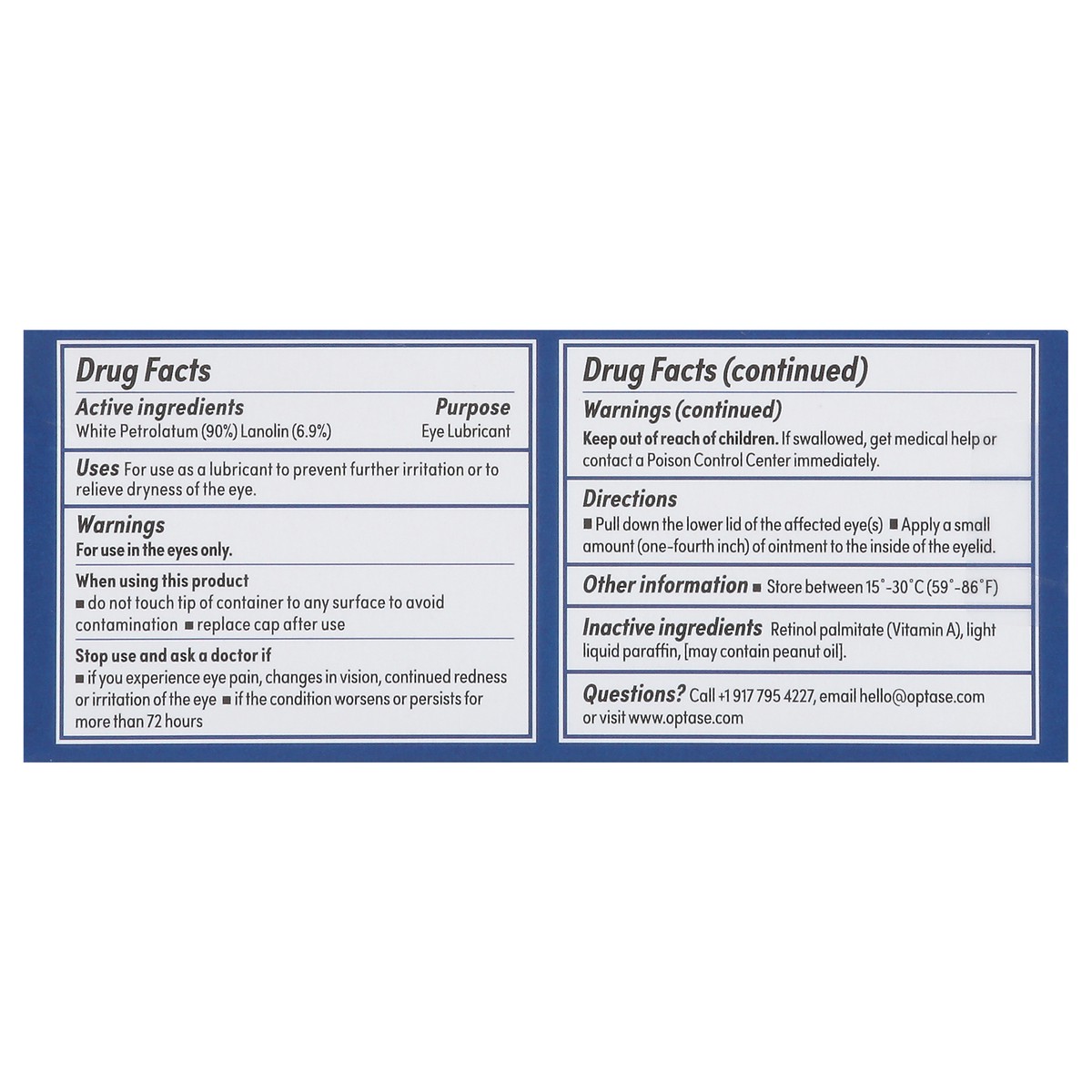 slide 14 of 14, Optase Hylonight Eye Ointment 0.18 fl oz, 0.18 fl oz