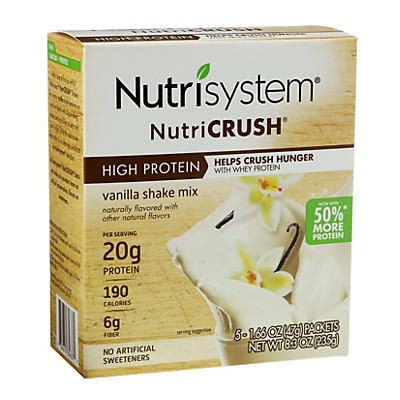 slide 1 of 1, Nutrisystem &nbsp;Nutricrush Vanilla Shake Mix, 5 ct