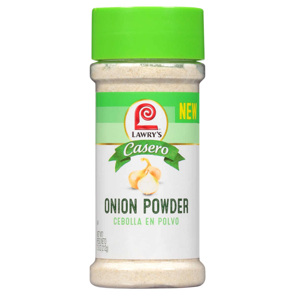 slide 1 of 7, Lawry's Casero Onion Powder, 7.5 oz, 7.50 oz