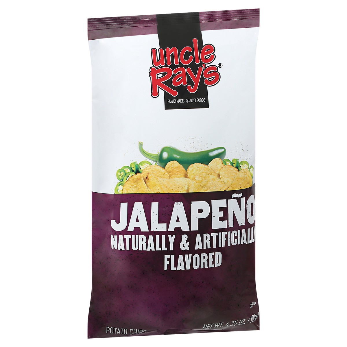 slide 2 of 9, Uncle Ray's Uncle Rays Jalapeno Potato Chips, 4.25 oz