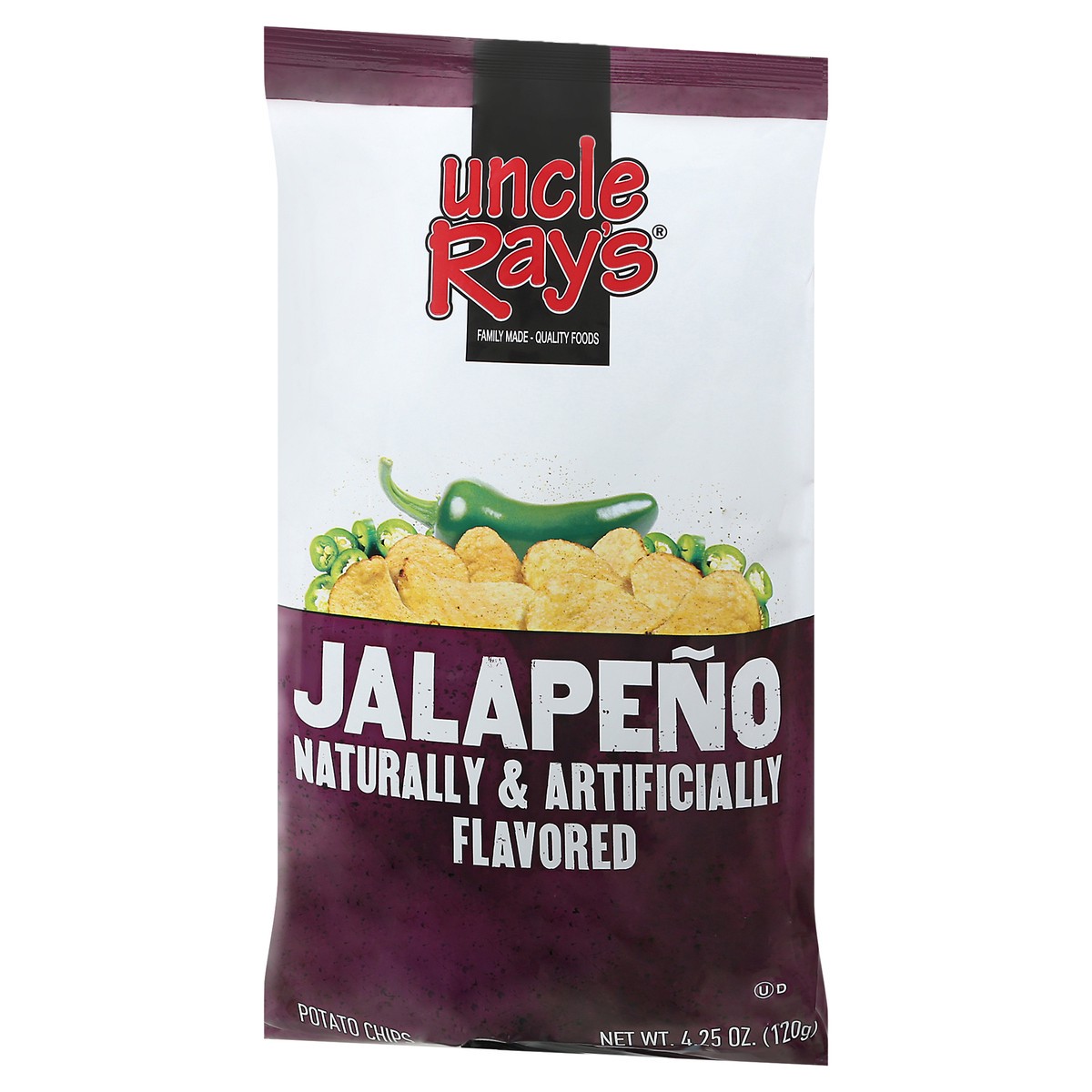 slide 3 of 9, Uncle Ray's Uncle Rays Jalapeno Potato Chips, 4.25 oz