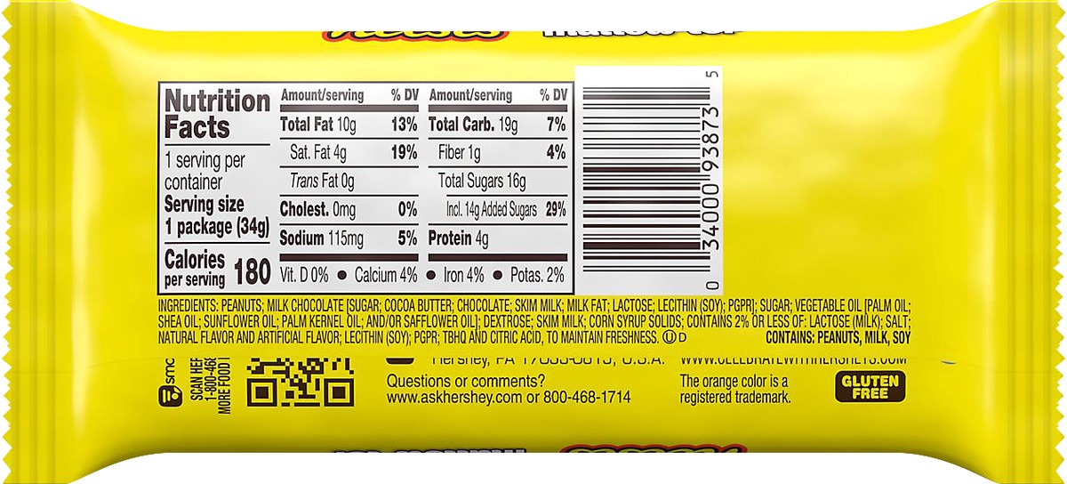 slide 2 of 3, Reese's Mallow-Top Peanut Butter Cups 1.2 oz, 1.2 oz