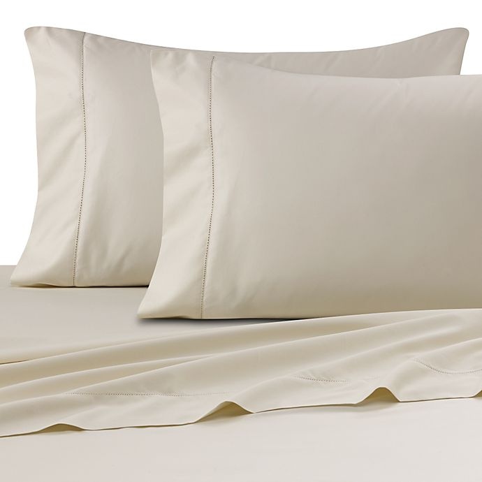 slide 1 of 1, Wamsutta Ultra Soft Sateen 525-Thread-Count Full Fitted Sheet - Ivory, 1 ct