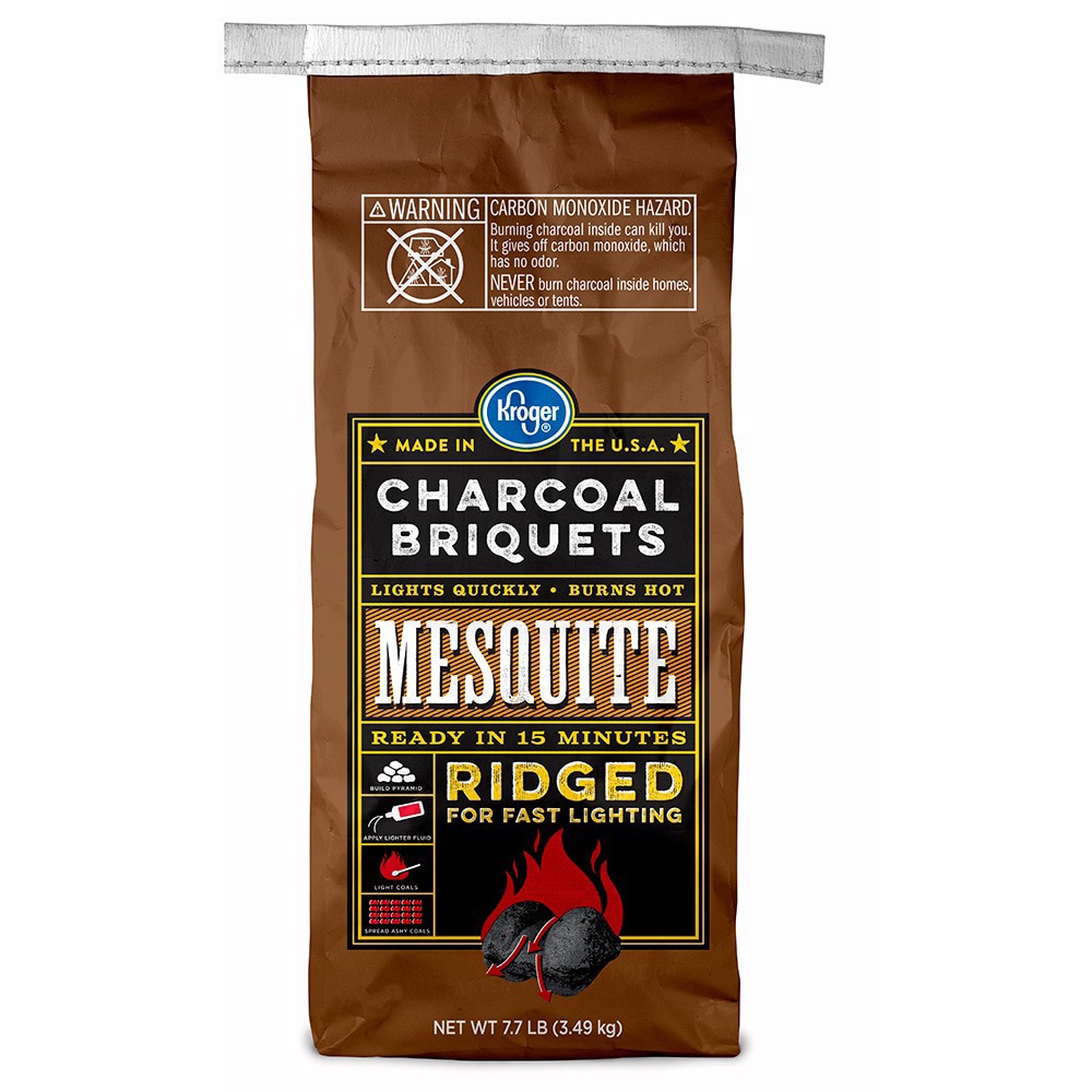 slide 1 of 4, Kroger Mesquite Charcoal Briquets, 7.7 lb