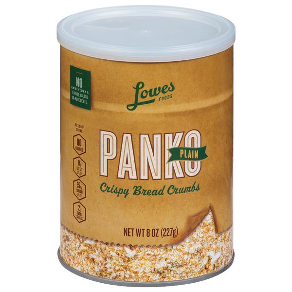 slide 1 of 1, Lowes Foods Panko Crispy Bread Crumbs, 8 oz