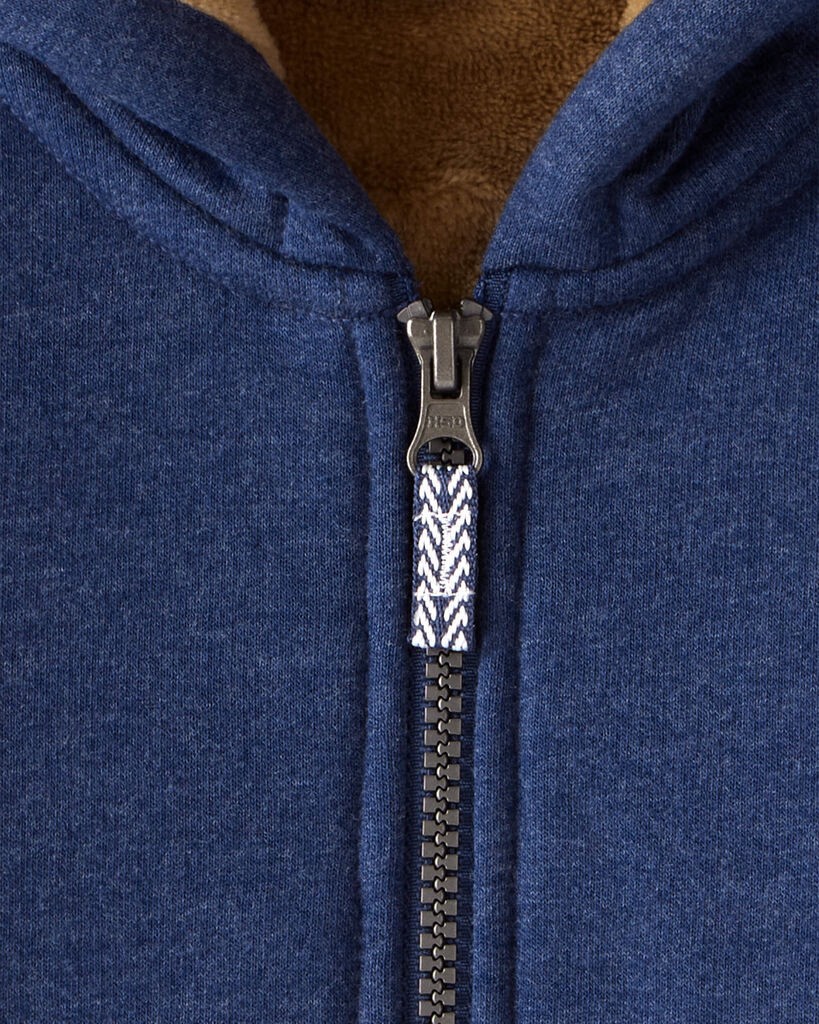 slide 2 of 2, Carter's Carters Toddler Boy Long-Sleeve Hooded Zip-Up Jacket - Navy Navy 5T, 1 ct