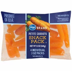 Kroger Petite Carrots Snack Pack