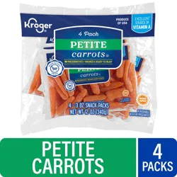 Kroger Petite Carrots Snack Pack