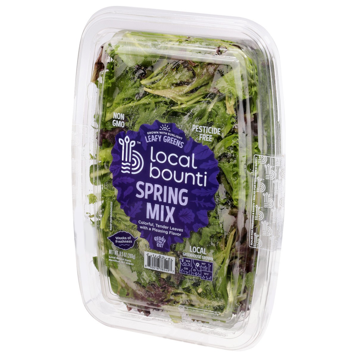 slide 3 of 9, Local Bounti Spring Mix 9.5 oz, 9.5 oz