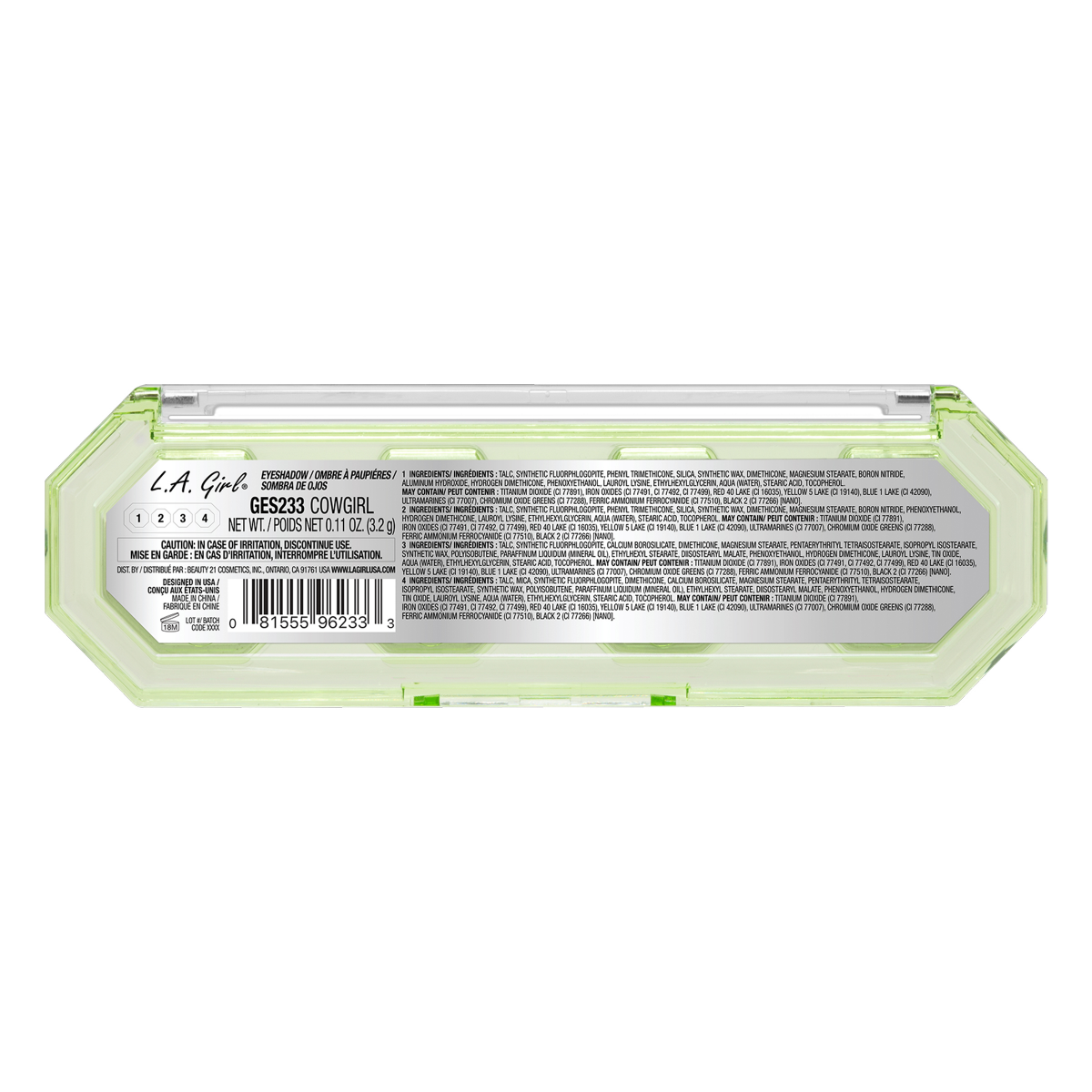 slide 3 of 5, L.A. Girl 4-Play Eyeshadow Palette, Cowgirl, 1 ct