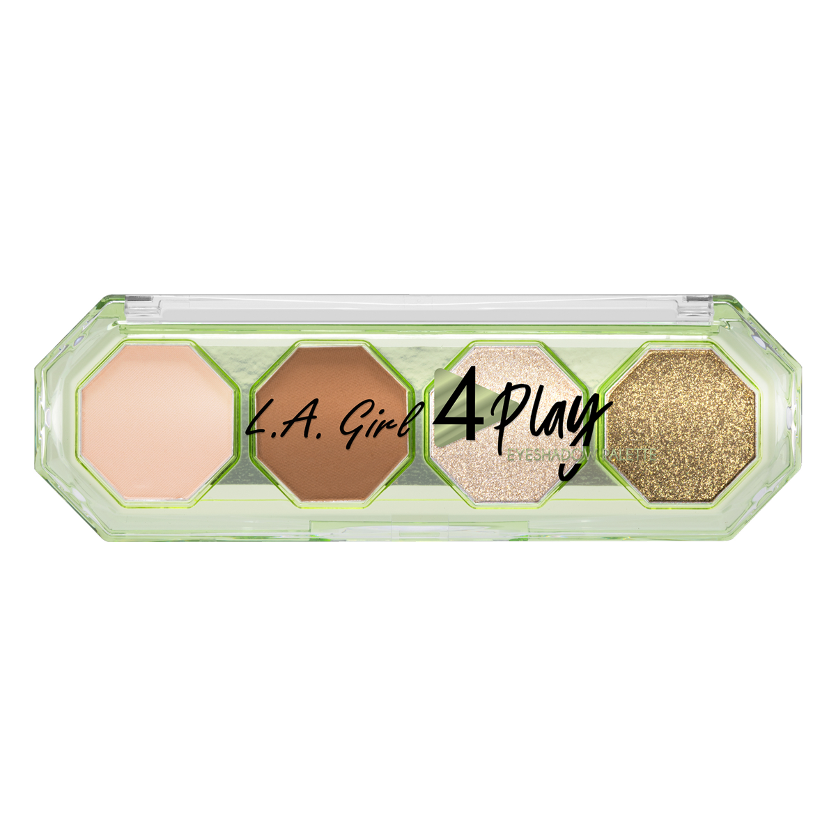 slide 1 of 5, L.A. Girl 4-Play Eyeshadow Palette, Cowgirl, 1 ct