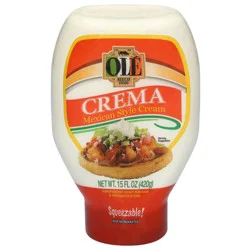 Olé Mexican Foods Squeezable! Mexican Style Cream 15 fl oz