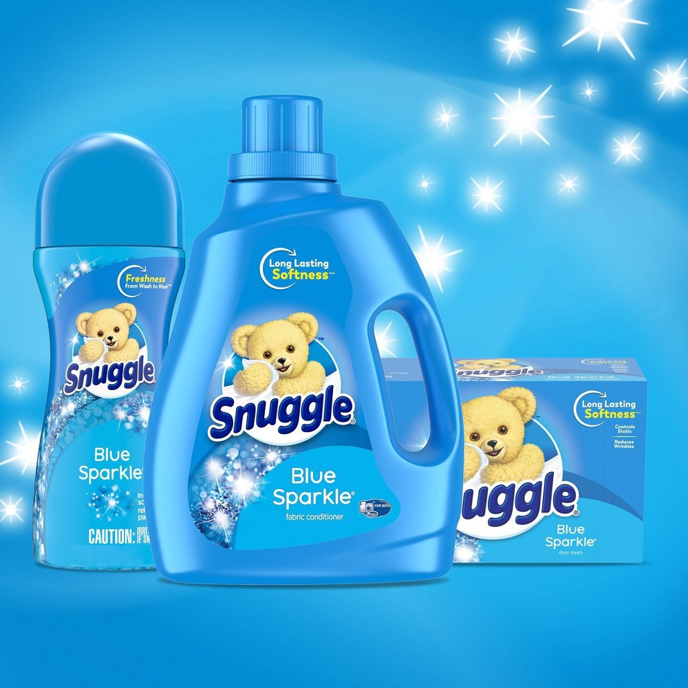 slide 5 of 11, Snuggle Blue Sparkle Dryer Sheets 120 Each, 120 ct