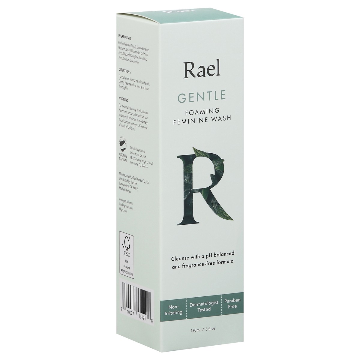 slide 2 of 12, Rael Gentle Foaming Feminine Wash 5 fl oz, 5 fl oz