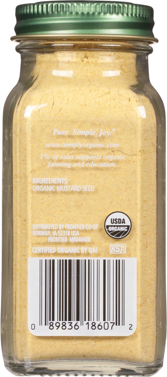 slide 5 of 9, Simply Organic Ground Mustard Seed, 3.07 oz