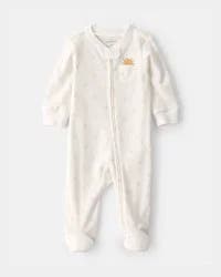 Carter's Baby Sunshine 2-Way Zip Sleep & Play Pajama - White - 6M
