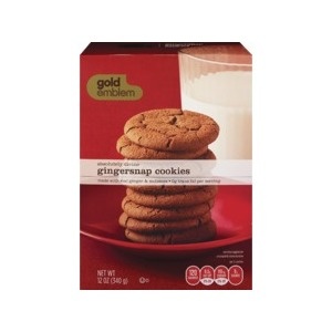 slide 1 of 1, Cvs Gold Emblem Gingersnap Cookies, 12 oz