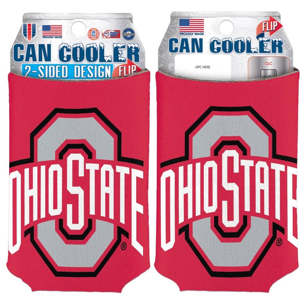 slide 2 of 3, NCAA Ohio State Buckeyes Logo Can Cooler, 1 ct