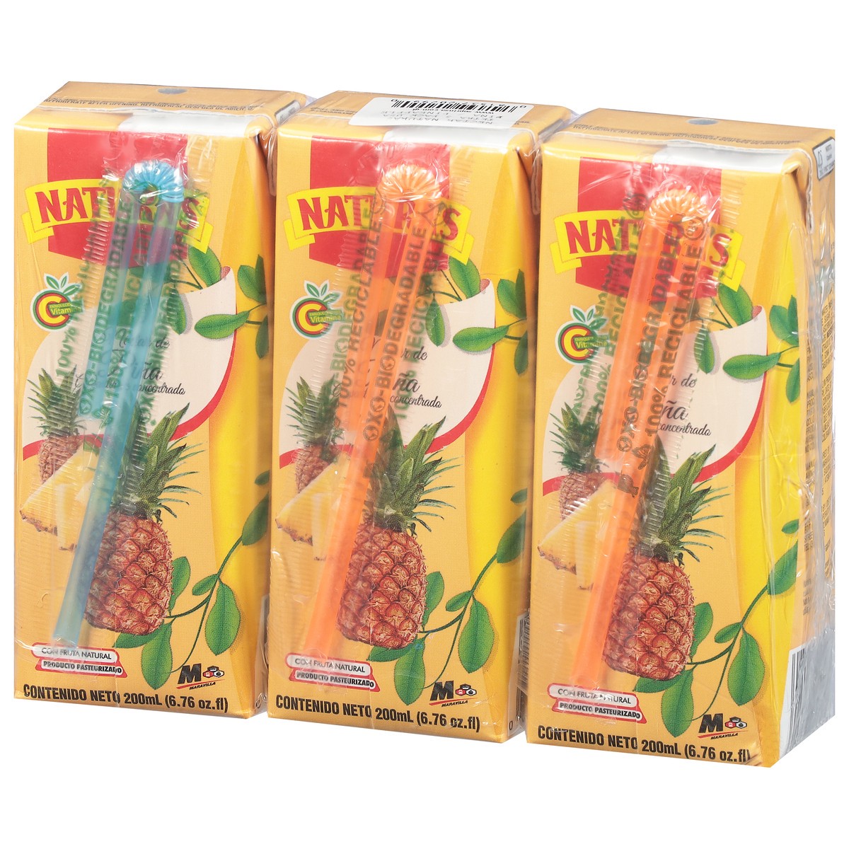 slide 3 of 13, Natura's Pineapple Nectar Juice - 3 ct, 3 ct