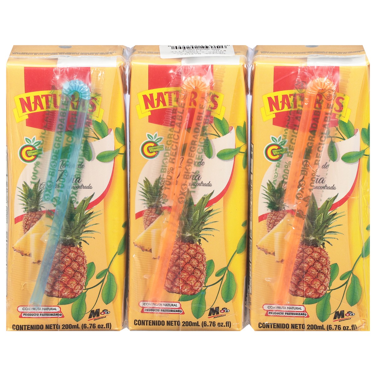 slide 5 of 13, Natura's Pineapple Nectar Juice - 3 ct, 3 ct