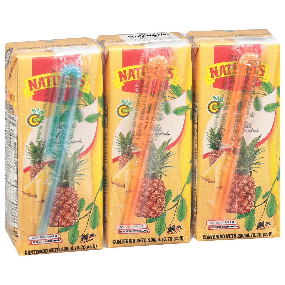slide 2 of 13, Natura's Pineapple Nectar Juice - 3 ct, 3 ct