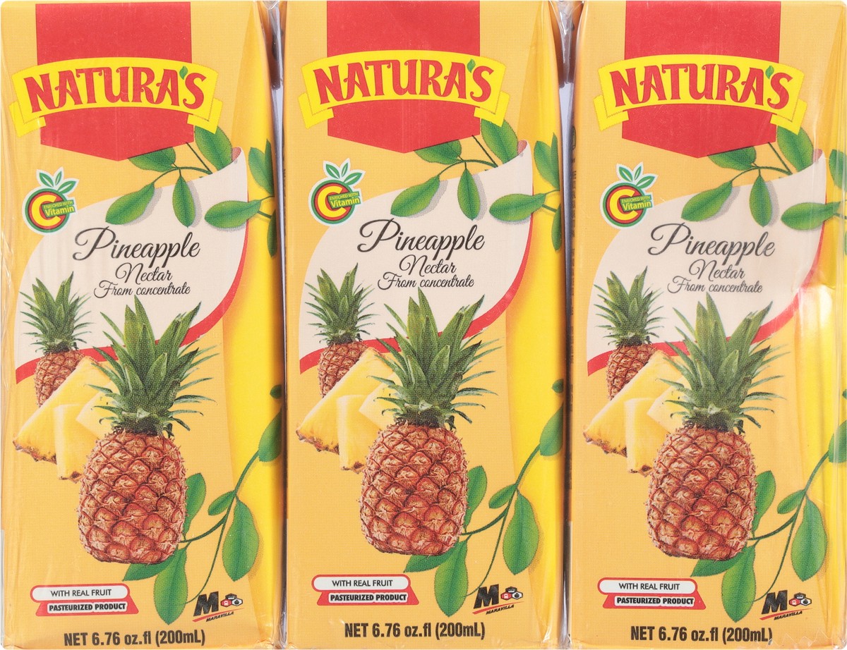 slide 8 of 13, Natura's Pineapple Nectar Juice - 3 ct, 3 ct