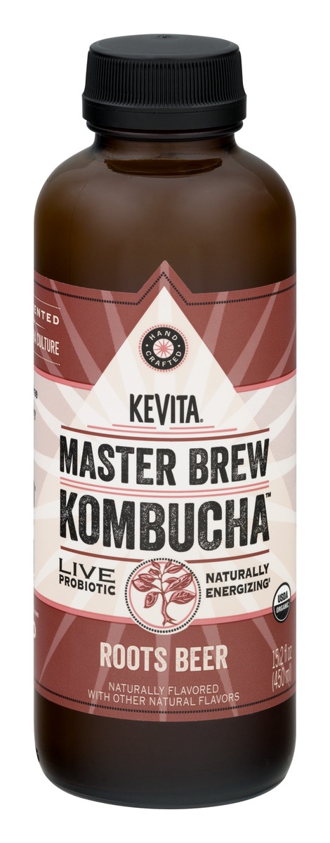 slide 1 of 1, KeVita Master Brew Kombucha Roots Beer Live Probiotic Drink - 15.2 fl oz, 15.2 fl oz