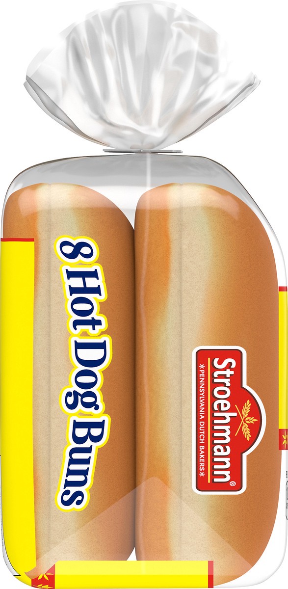 slide 9 of 9, Stroehmann's Bakeries White Hot Dog Buns, 8 count, Hot Dog Buns, 12 oz Bag, 12 oz