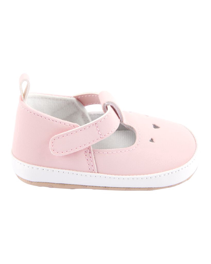 slide 6 of 6, Oshkosh Baby Heart Sneakers Pink 1, 1 ct