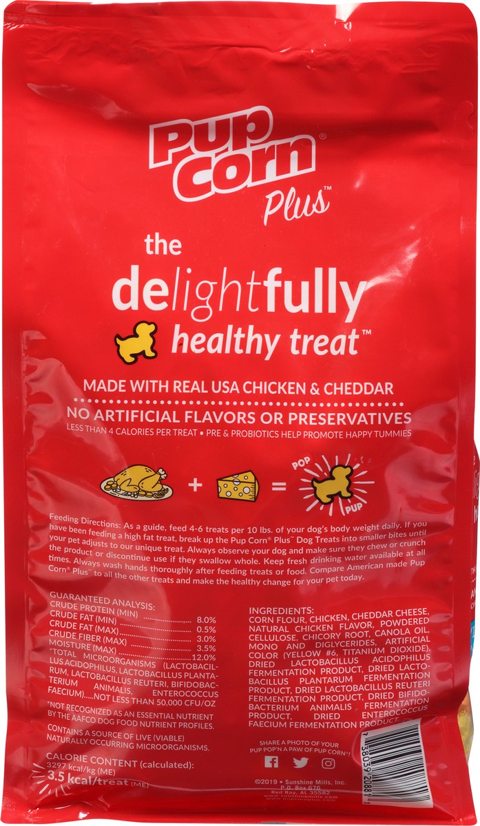 slide 2 of 10, Pup Corn Plus With Chicken & Cheddar Cheese Treats for Dogs 16 oz, 16 oz