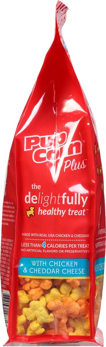 slide 8 of 10, Pup Corn Plus With Chicken & Cheddar Cheese Treats for Dogs 16 oz, 16 oz