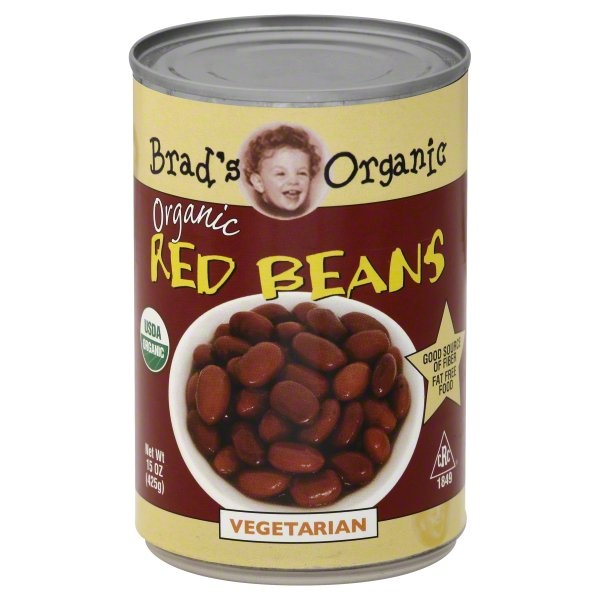 slide 1 of 1, Brad's Organic Beans Red, 15 oz