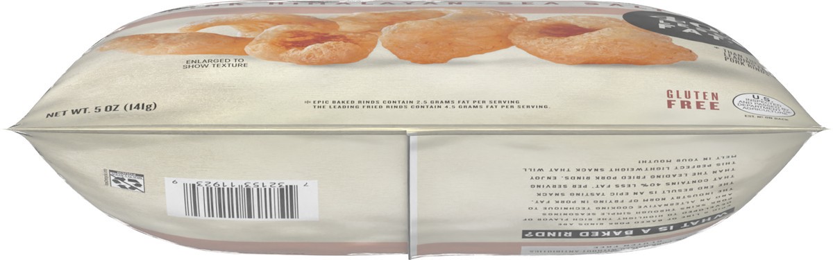 slide 8 of 11, EPIC Pink Himalayan & Sea Salt Baked Pork Rinds, Keto Friendly- 5 oz, 5 oz