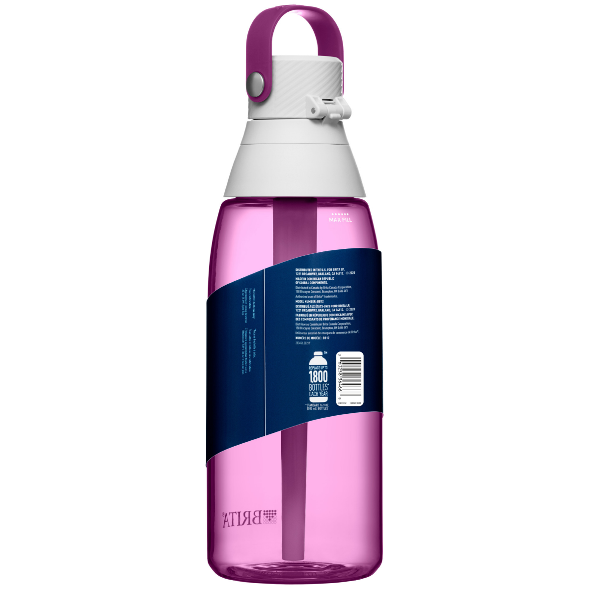 slide 20 of 29, Brita Water Bottle, Premium Filtering, 36 Ounces, 36 oz